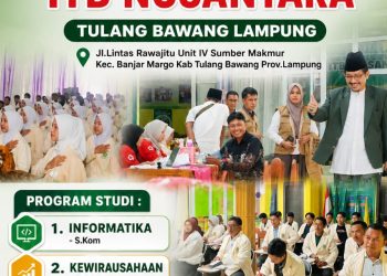ITB Nusantara tulang bawang berikan beasiswa gratis untuk putra putri pengurus NU